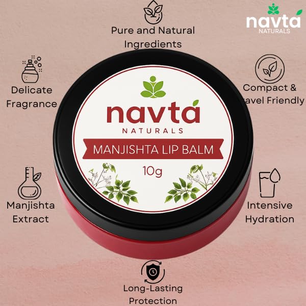 Manjishta Lip Balm | Complete Protection for your Lips - for Regular Use | 10g - Image 4