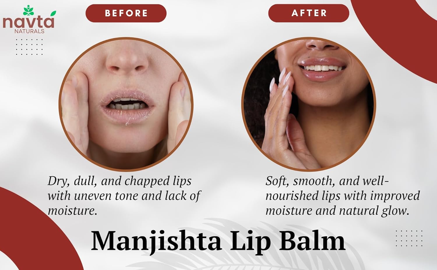 Manjishta Lip Balm | Complete Protection for your Lips - for Regular Use | 10g - Image 5