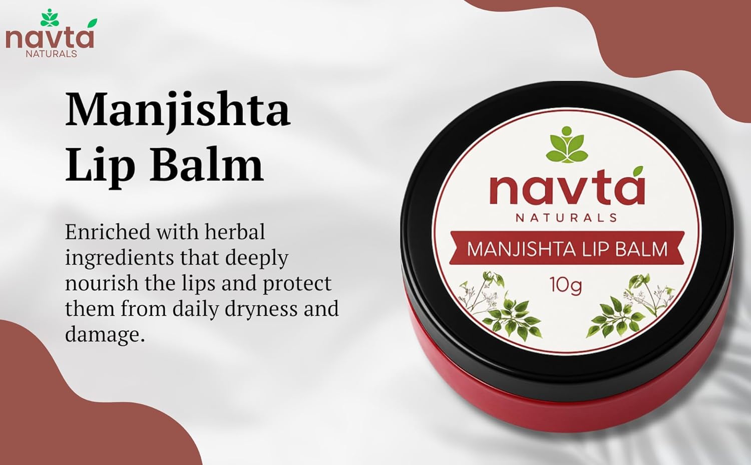 Manjishta Lip Balm | Complete Protection for your Lips - for Regular Use | 10g - Image 6