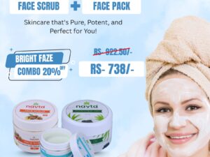 Skin Glaze Combo-2 (Eladi Moisturizing Cream 50gm, Fairness Facepack 100gm, Face Scrub 50g) <br> FREE SHIPPING !!!<br>